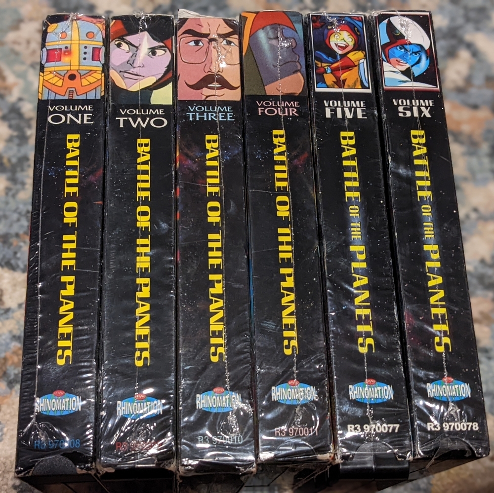 RARE Vintage VHS || Battle of the Planets Vol. 1-6